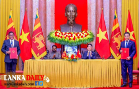 වියට්නාමය සමග අවබෝධතා ගිවිසුම් 5කට අත්සන් තබයි ! මෙරටට මෙට්‍රික් ටොන් 100ක පොහොර සහනාධාරයකුත්