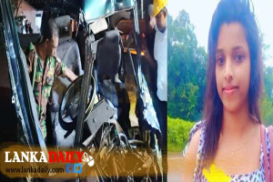 දක්ෂිණ අධිවේගී මාර්ගයේදී සිදු වූ අනතුරින් තරුණියක් ජිවිතක්ෂයට - තවත් කාන්තාවකට බරපතලයි