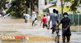 ගංගා ද්‍රොණිවල ජල මට්ටම්වල අඩුවීමක්