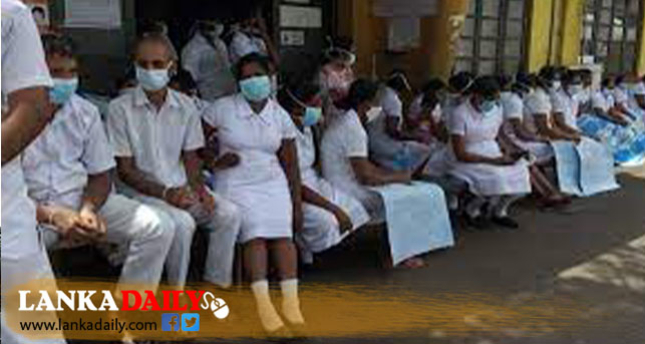 රිජ්වේ රෝහල් සේවකයෝ එළියට