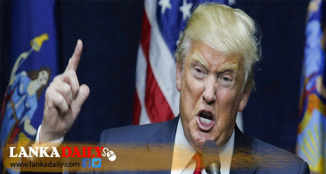 අවි බිම තබා වහා යටත් වුනොත් සම්පුර්ණයෙන් ආරක්ෂිතයි ! නැති නම් මරණය - ට්‍රම්ප් ඉරානයට දැනුම් දෙයි