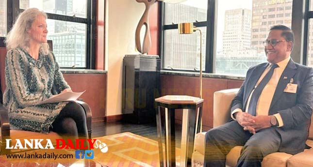 විජිත හේරත් අමෙරිකානු නියෝජ්‍ය රාජ්‍ය ලේකම් හමුවෙයි
